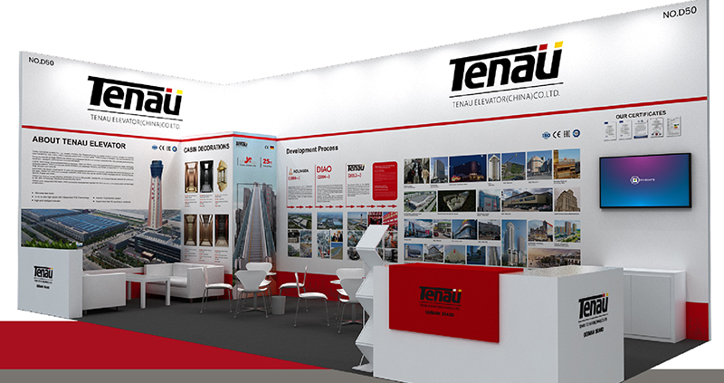 TENAU ELEVATOR (CHINA) CO.,LTD. wird vom 28. bis 30. Oktober an der International Elevator Exhibition in Riad, Saudi-Arabien, teilnehmen. Unsere Standnummer ist D50. Willkommen alle zu Besuch!